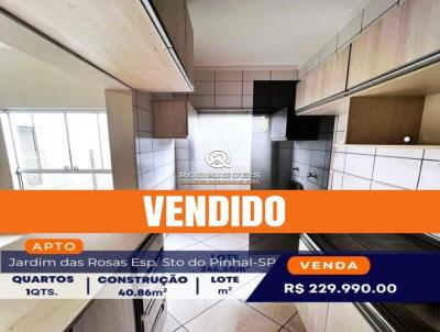 Apartamento para Venda, em Esprito Santo do Pinhal, bairro Jardim das Rosas, 1 dormitrio, 1 banheiro, 1 vaga