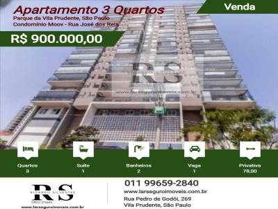 Apartamento 3 Quartos para Venda, em So Paulo, bairro Parque da Vila Prudente, 3 dormitrios, 2 banheiros, 1 sute, 1 vaga