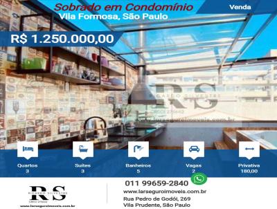 Sobrado em Condomnio para Venda, em So Paulo, bairro Vila Formosa, 3 dormitrios, 5 banheiros, 3 sutes, 2 vagas