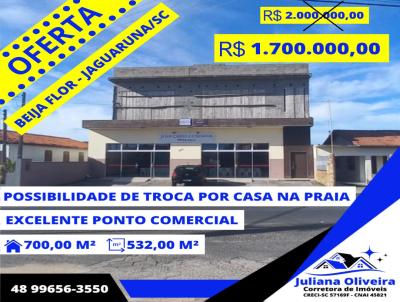 Prdio Comercial para Venda, em Jaguaruna, bairro BEIJA FLOR, 4 banheiros