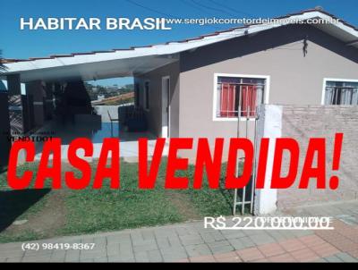 Casa para Venda, em Prudentpolis, bairro HABITAR BRASIL, 2 dormitrios, 1 banheiro, 1 vaga