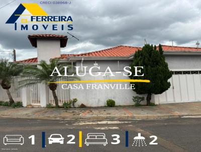 Casa para Locao, em Franca, bairro Parque Franville, 2 dormitrios, 2 banheiros, 1 sute, 2 vagas