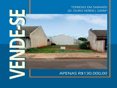 Terreno para Venda, em Sarandi, bairro Jd. Ouro Verde