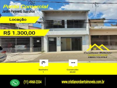 Ponto Comercial para Locao, em Guarulhos, bairro Jardim Paraventi, 1 banheiro