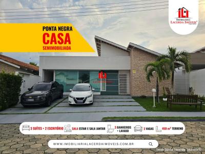 Casa em Condomnio para Venda, em Manaus, bairro Ponta Negra, 3 dormitrios, 4 banheiros, 1 sute, 4 vagas