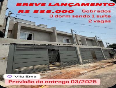 Sobrado para Venda, em So Paulo, bairro Vila Ema, 3 dormitrios, 3 banheiros, 1 sute, 2 vagas