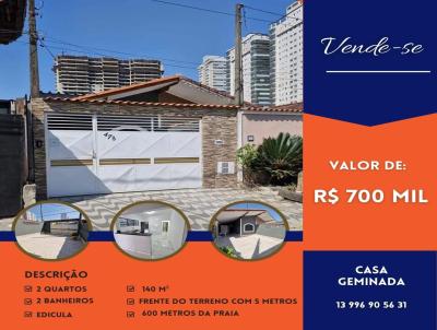 Casa para Venda, em Praia Grande, bairro Canto do Forte, 2 dormitrios, 2 banheiros, 1 sute, 2 vagas