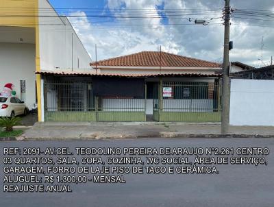 Casa para Locao, em Araguari, bairro CENTRO