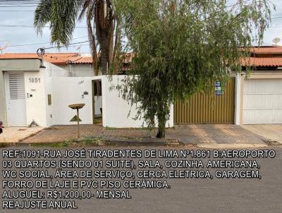 Casa para Locao, em Araguari, bairro AEROPORTO