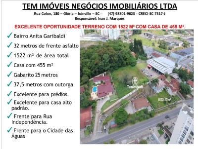 Casa para Venda, em Joinville, bairro Anita Garibaldi, 4 dormitrios, 3 banheiros, 1 sute, 4 vagas