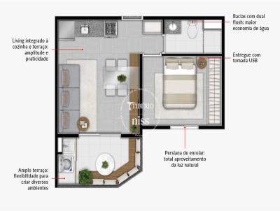 Apartamento para Venda, em São Paulo, bairro Lauzane Paulista, 1 dormitório, 1 banheiro