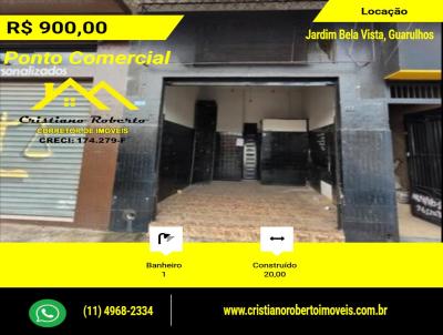 Ponto Comercial para Locao, em Guarulhos, bairro Jardim Bela Vista, 1 banheiro