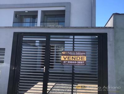 Casa Geminada para Venda, em Joinville, bairro Aventureiro, 1 banheiro, 2 sutes, 1 vaga