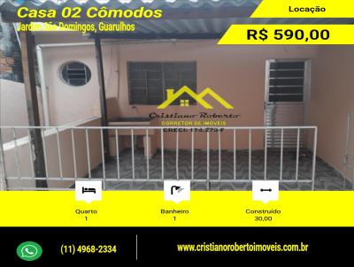 Casa para Locao, em Guarulhos, bairro Jardim So Domingos, 1 dormitrio, 1 banheiro