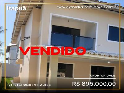 Casa 3 dormitrios para Venda, em Salvador, bairro Itapu, 3 dormitrios, 4 banheiros, 1 sute, 3 vagas