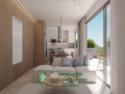 Apartamento com Terraço para Venda, em Florianópolis, bairro Cachoeira do Bom Jesus, 2 dormitórios, 1 banheiro, 1 suíte, 2 vagas
