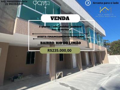 Casa Duplex para Venda, em Araruama, bairro Rio do Limo, 2 dormitrios, 1 banheiro, 2 sutes, 1 vaga