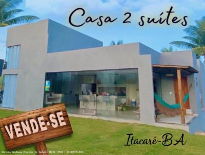 Casa para Venda, em Itacar, bairro 1 km do centro de Itacar, 2 dormitrios, 3 banheiros, 2 sutes, 2 vagas