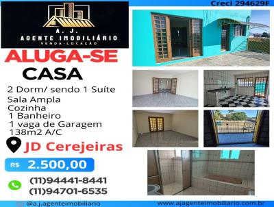Casa para Locao, em Atibaia, bairro jardim cerejeiras, 2 dormitrios, 1 banheiro, 1 sute, 1 vaga