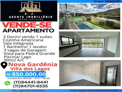 Apartamento para Venda, em Atibaia, bairro Nova Gardnia, 3 dormitrios, 1 banheiro, 1 sute, 3 vagas