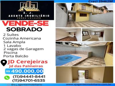 Sobrado para Venda, em Atibaia, bairro Jardim das Palmeiras, 2 sutes, 2 vagas