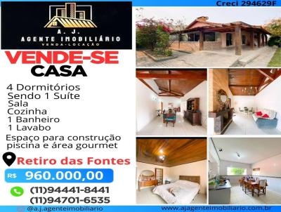 Casa Trrea para Venda, em Atibaia, bairro Retiro das Fontes, 3 dormitrios, 1 banheiro, 1 sute