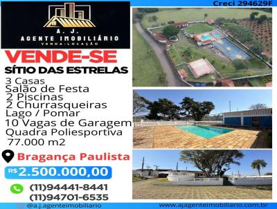 Stio para Venda, em Bragana Paulista, bairro Estiva do Agudo, 3 dormitrios, 1 sute, 10 vagas
