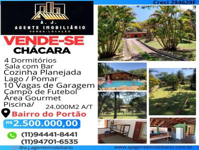 Stio para Venda, em Atibaia, bairro Bairro do Porto, 4 dormitrios, 3 banheiros, 8 vagas