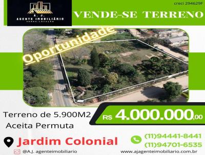 Terreno para Venda, em Atibaia, bairro jardim Colonial