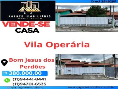 Casa para Venda, em Bom Jesus dos Perdes, bairro vila operaria