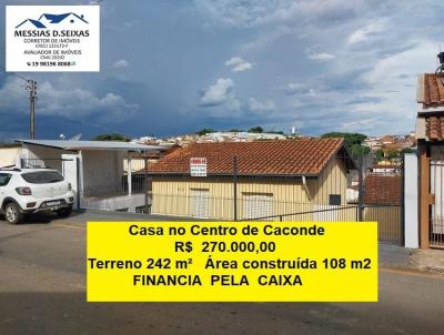 Casa para Venda, em Caconde, bairro Centro, 2 dormitrios, 1 banheiro, 1 vaga