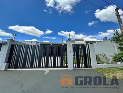 Casa para Venda, em Campo Mouro, bairro Jardim Flora IV, 3 dormitrios, 1 banheiro, 1 sute, 1 vaga
