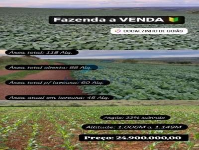 Fazenda para Venda, em Cocalzinho de Gois, bairro Bandeirante