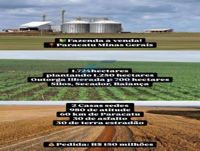 Fazenda para Venda, em Paracatu, bairro rea Rural de Paracatu