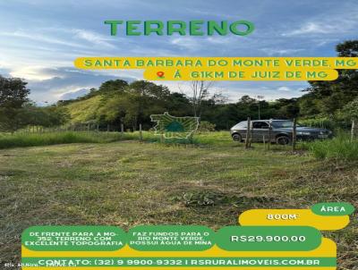 Terreno para Venda, em Santa Brbara do Monte Verde, bairro 1,2km do asfalto
