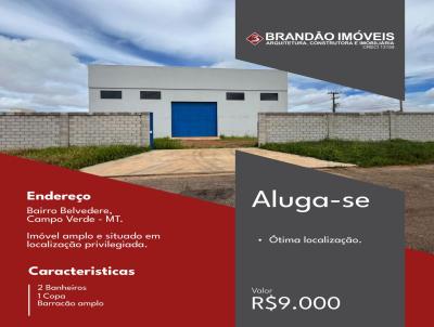 Galpo para Locao, em Campo Verde, bairro BELVEDERE, 2 banheiros