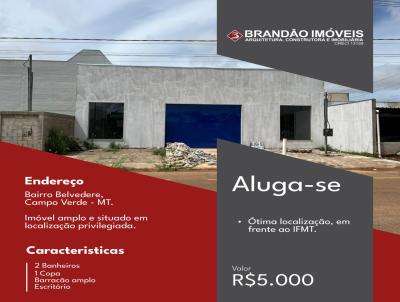 Galpo para Locao, em Campo Verde, bairro BELVEDERE, 2 banheiros