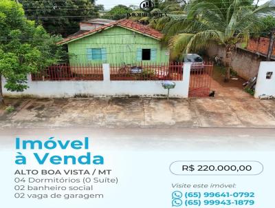Casa para Venda, em Tangar da Serra, bairro Jardim Alto da Boa Vista, 4 dormitrios, 2 banheiros, 2 vagas