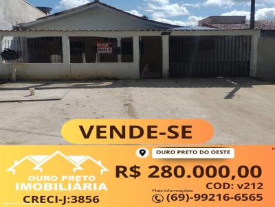 Casa para Venda, em Ouro Preto do Oeste, bairro JD BANDEIRANTES, 4 dormitrios, 2 banheiros, 1 sute