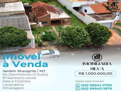 Casa para Venda, em Tangar da Serra, bairro jardim sangrila, 4 dormitrios, 1 banheiro, 3 sutes, 1 vaga