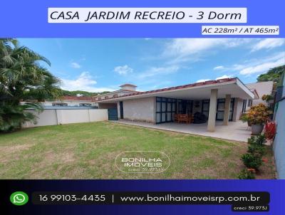 Casa para Venda, em Ribeiro Preto, bairro Jardim Recreio, 3 dormitrios, 4 banheiros, 1 sute, 2 vagas