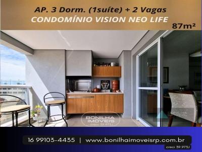 Apartamento para Venda, em Ribeiro Preto, bairro Quinta da Primavera, 3 dormitrios, 3 banheiros, 1 sute, 2 vagas