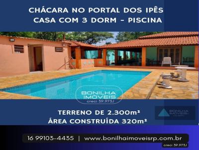 Chcara para Venda, em Ribeiro Preto, bairro Condomnio Portal dos Ips, 4 dormitrios, 4 banheiros, 1 sute, 10 vagas