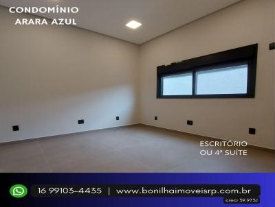 Casa para Venda, em Ribeiro Preto, bairro Condomnio Arara Azul, 4 dormitrios, 5 banheiros, 4 sutes, 3 vagas