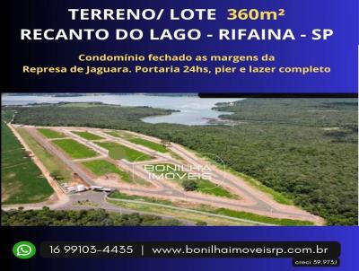 Lote em Condomnio Fechado para Venda, em Rifaina, bairro Condominio Recanto do Lago