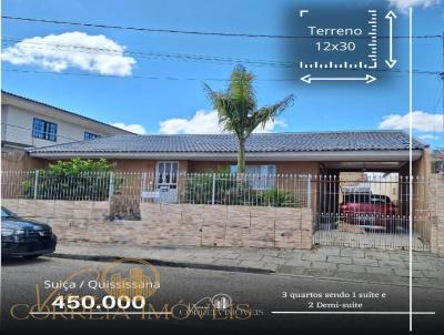 Casa para Venda, em So Jos dos Pinhais, bairro Suissa / Quissisana, 3 dormitrios, 3 banheiros, 3 sutes, 3 vagas