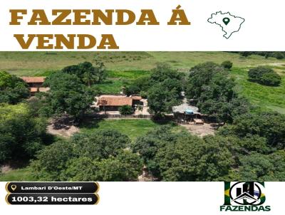 Fazenda para Venda, em Lambari d`Oeste, bairro ZONA RURAL, 3 dormitrios, 3 banheiros, 4 vagas