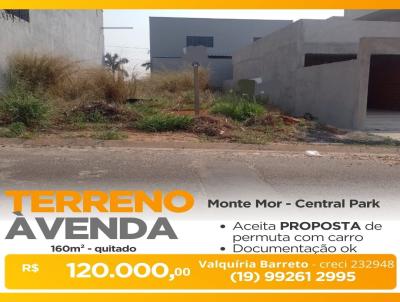 Terreno Residencial para Venda, em Monte Mor, bairro Central Park