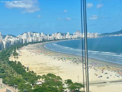 Apartamento 1 Quarto para Locao, em Santos, bairro Gonzaga, 1 dormitrio, 2 banheiros, 1 sute, 1 vaga