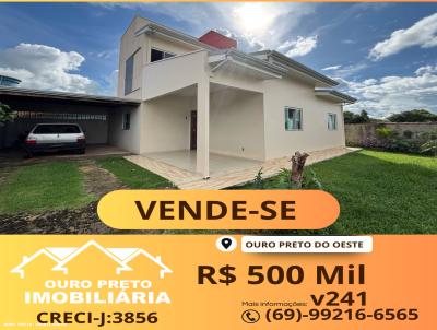 Casa para Venda, em Ouro Preto do Oeste, bairro JD BANDEIRANTES, 3 dormitrios, 2 banheiros, 2 vagas